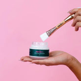 KENZINA - DOUBLE-HEADED SILICONE & FACIAL BRUSH APPLICATOR - Luna Beauty Supplies